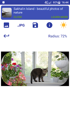 Screenshot of Rounding picture corners