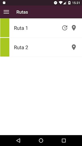 IsiRutas Screen 2