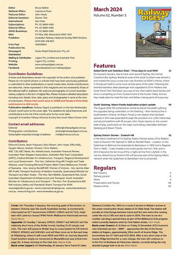 Railway Digest Screen 2