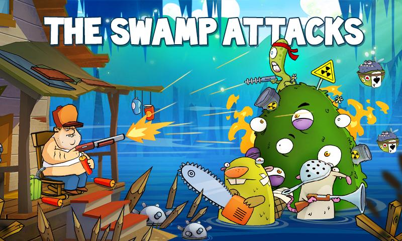 Swamp Attack 4.1.4.291 APK + Мод (Unlimited money) за Android