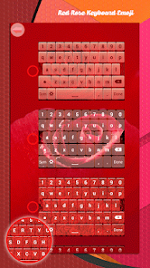 Vörös Rózsa Billentyűzet Emoji – Alkalmazások a Google Playen