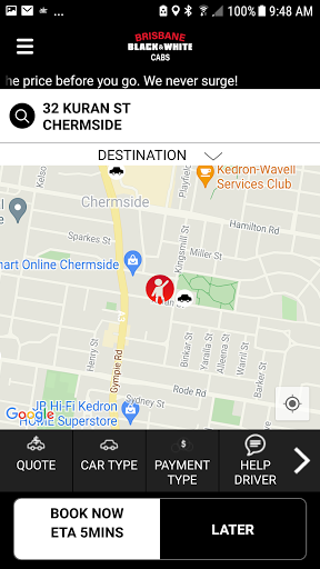 Android application BWC Brisbane screenshort