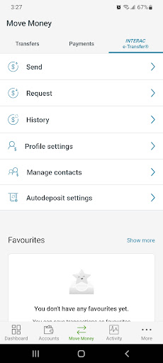 Unity Credit Union Mobile App Screen 3