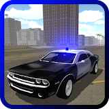 Muscle Police Car Driving icon