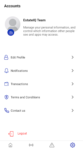 Android application EstateIQ Residents screenshort