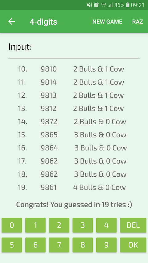 Bulls and Cows Proのおすすめ画像3