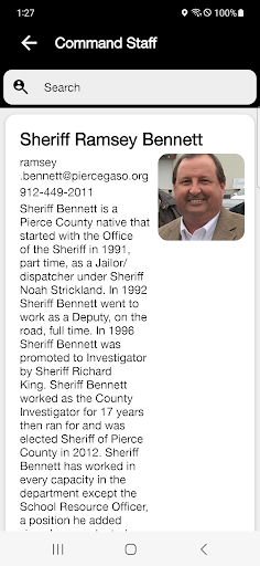 Pierce County Sheriff, GA Screen 3