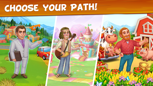 Farm Town Family Farming Day V.3.72 For Android (Unlimited Diamonds) Gallery 4