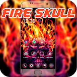 Fire Skull Theme Scary Horror icon
