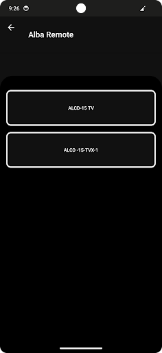 Remote control for Alba lcd TV Screen 2