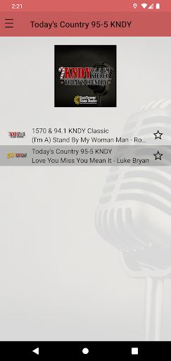 Todays Country KNDY Screen 2