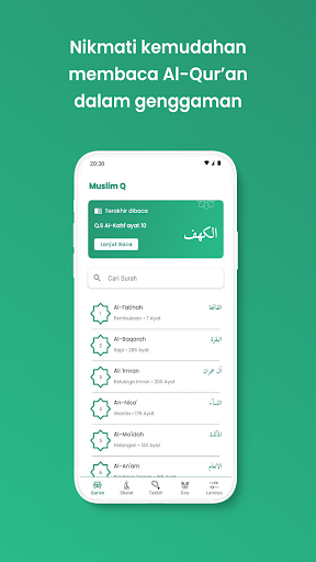 Android application Muslim Q screenshort