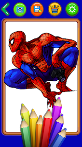 Spider Web Master Coloring