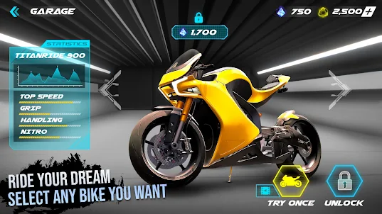 摩托车模拟器 - 摩托车游戏