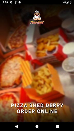 Android application Pizza Shed screenshort