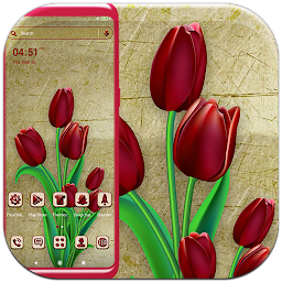 Icon image Red Tulips Theme