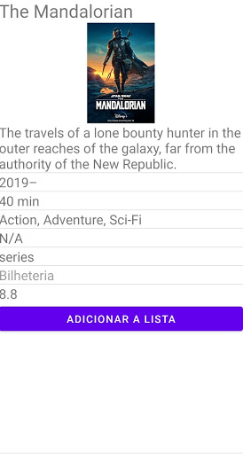 Minha lista de Filmes