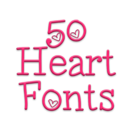 Hearts Fonts Message Maker  Icon