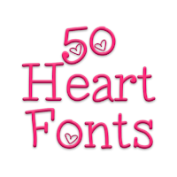 Fonts for FlipFont 50 Hearts