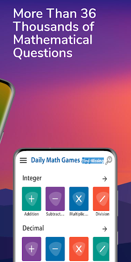 Daily Math Games App