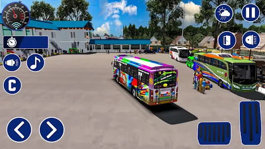 城市巴士遊戲模擬器