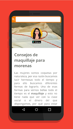 Android application Maquillaje Para Morenas - Tips screenshort