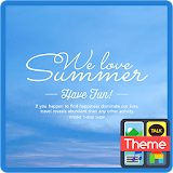 we love summer 카카오톡 테마 icon