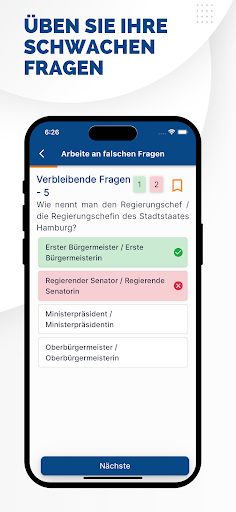 Screenshot of Einbürgerungstest - 2024