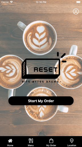 Android application Reset Bar & Cafe screenshort