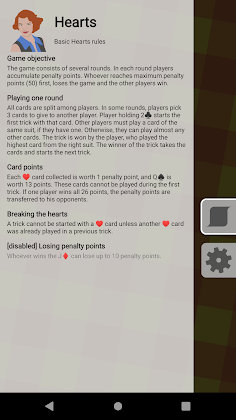 Hearts - card game - Screenshot 4