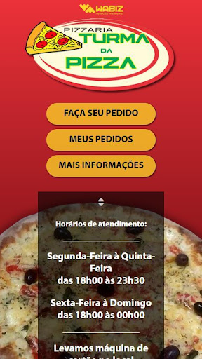Android application Pizzaria Turma Da Pizza screenshort