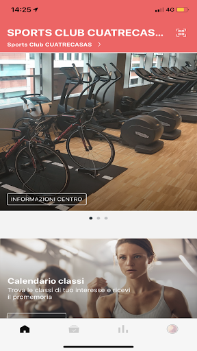 Android application SPORTS CLUB CUATRECASAS screenshort