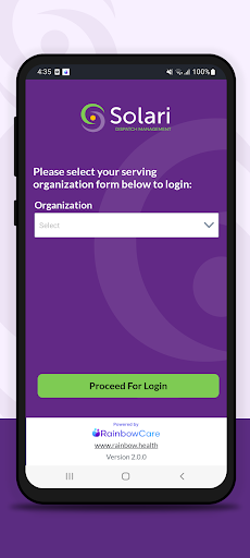 Android application Solari Dispatch by RainbowCare screenshort