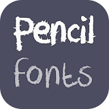 Pencil Fonts for Samsung, OPPO and HTC phones icon
