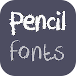 Pencil Fonts for Samsung, OPPO and HTC phones Apk