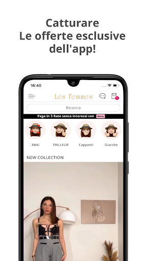 Android application Les Femmes Shop screenshort