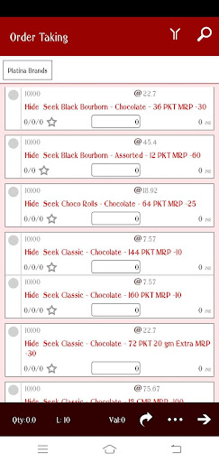UAT: XnappSales Parle Screen 2