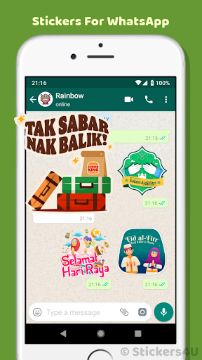 Android application Eid al-Fitr Sticker Packs 2 screenshort