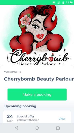 Android application Cherrybomb Beauty Parlour screenshort