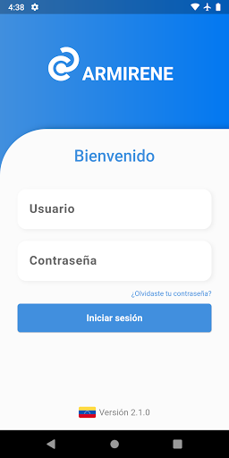 Android application Armirene Mensajería screenshort