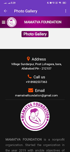 MAMATVA FOUNDATION Screen 3