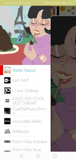 Android application Radio Saxoul screenshort