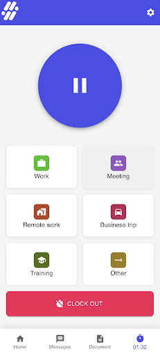 myWork Screen 2
