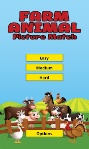 Farm Animal Picture Match