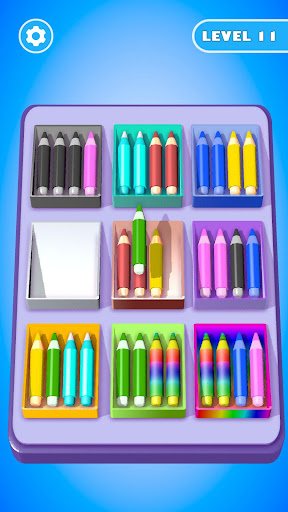Android application Pencil Sort screenshort