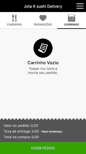 Jota R Sushi Delivery Screen 3