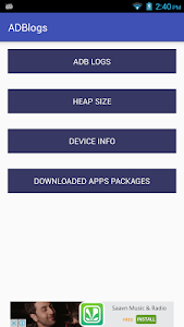 ADB Logs|Heap Size|Device Info 1.0