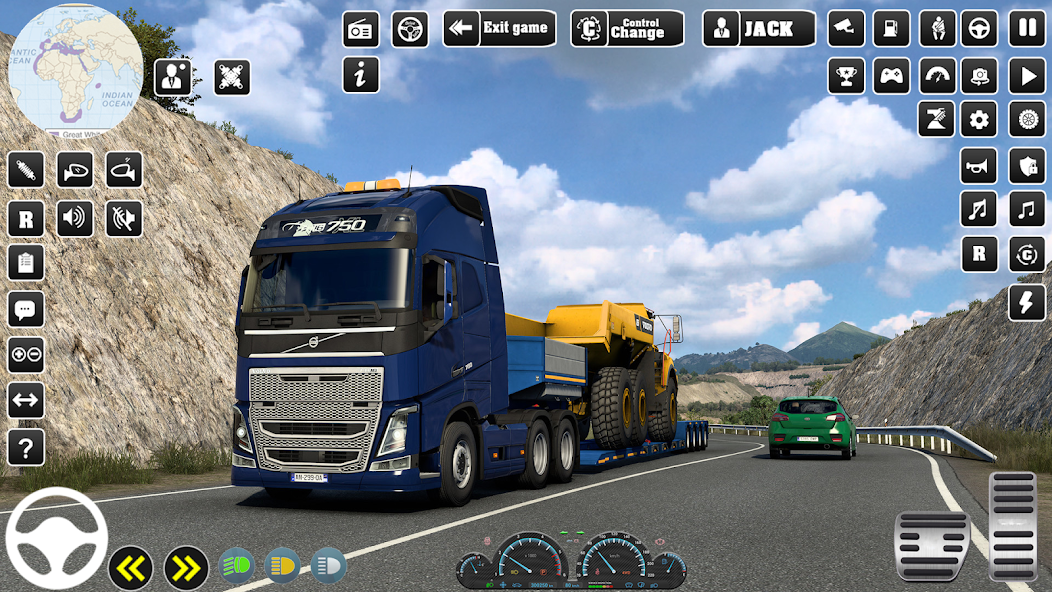 Euro Truck Games Driving 3D 0.9 APK + Mod (Unlimited money) إلى عن على ذكري المظهر