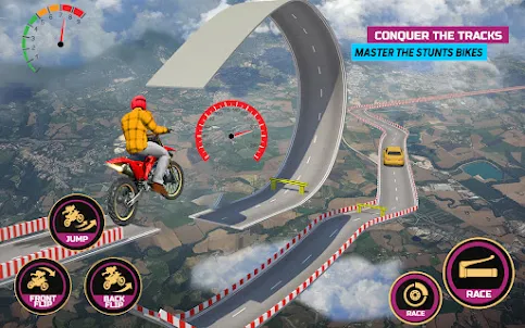 Racing Bike Stunt Games Master