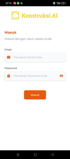 Android application KonstruksiAI screenshort